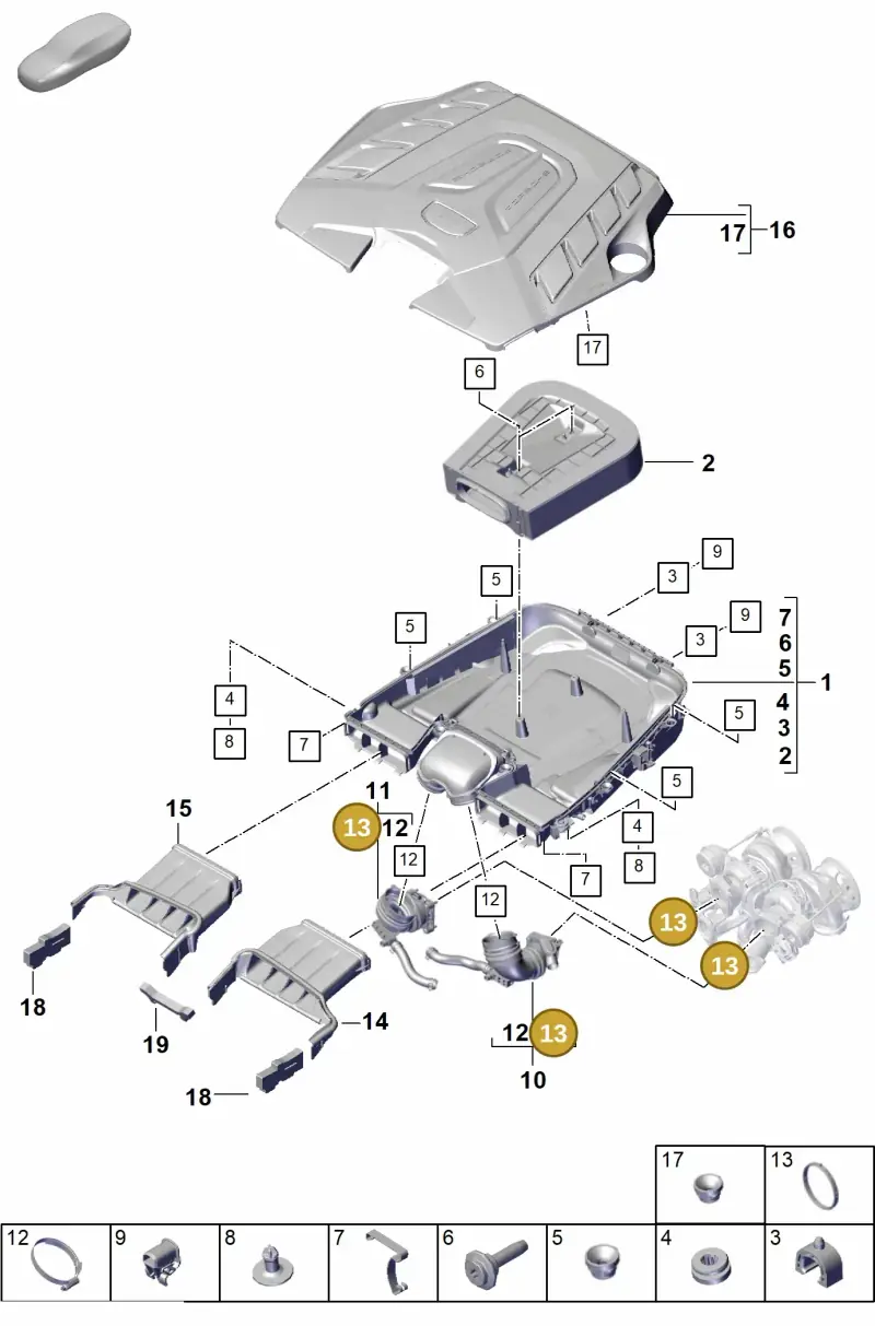 9A712905600 Porsche Seal