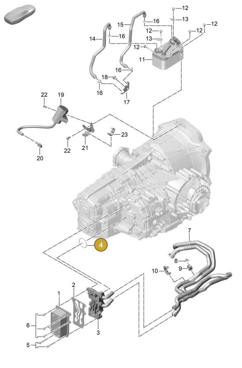 9G230789000 Porsche O-Ring