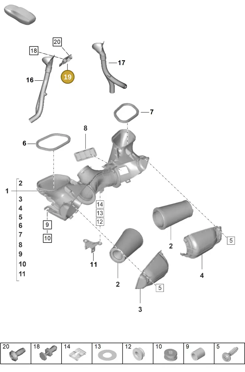 9GT129083 Porsche Bracket