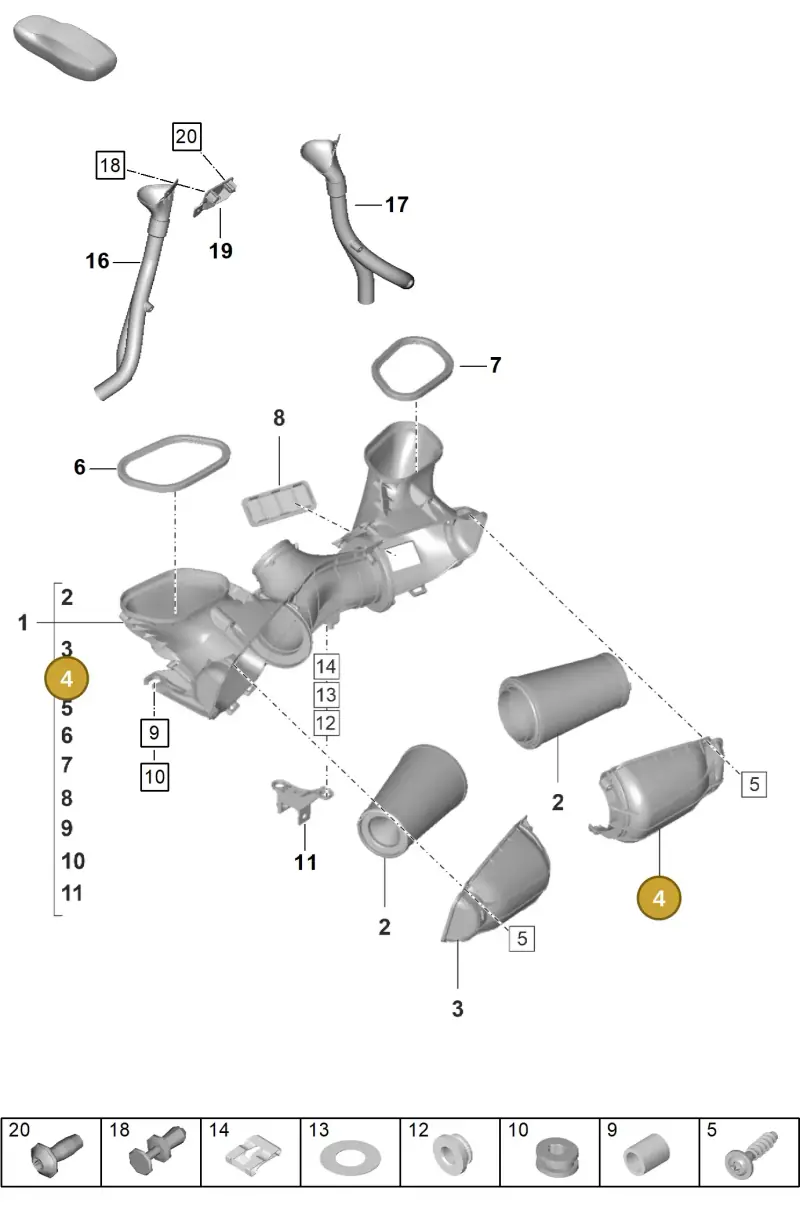 9GT129110A Porsche Housing Cover