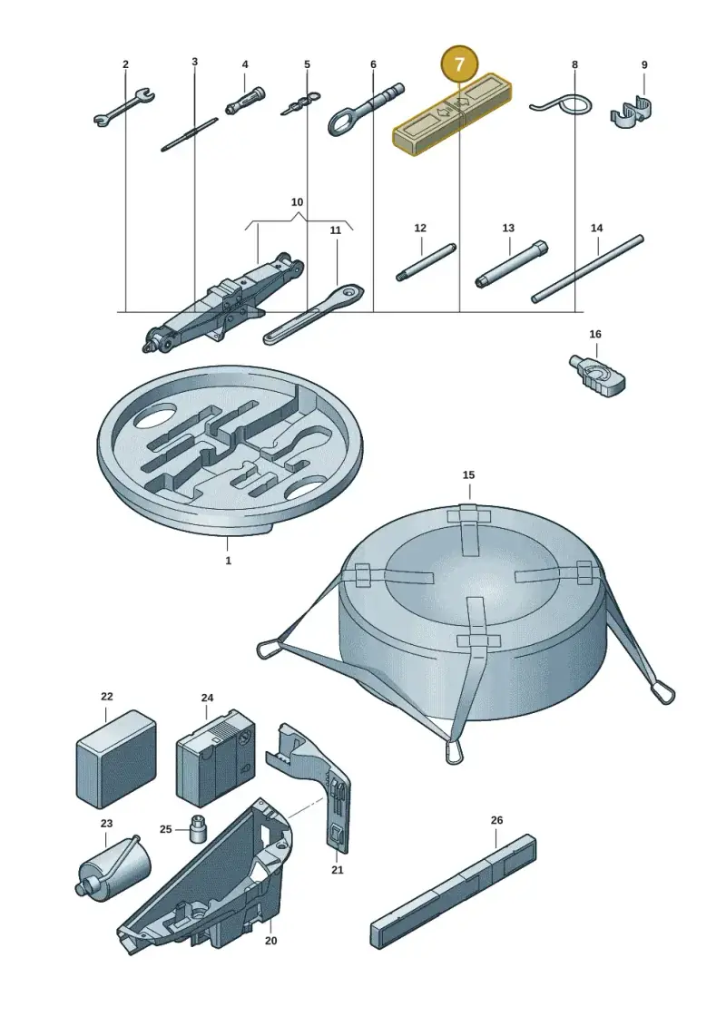 9J1012113 Porsche Toolbox