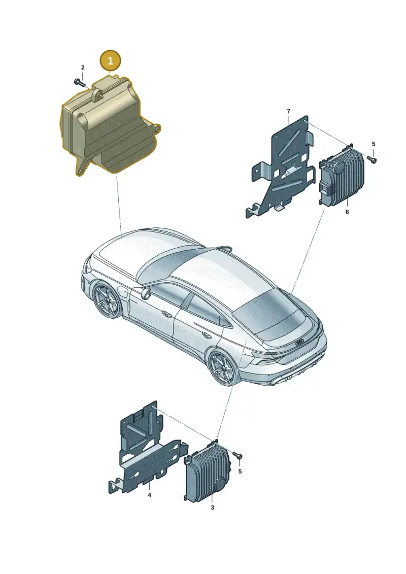 9J1035916A Porsche Speaker Box