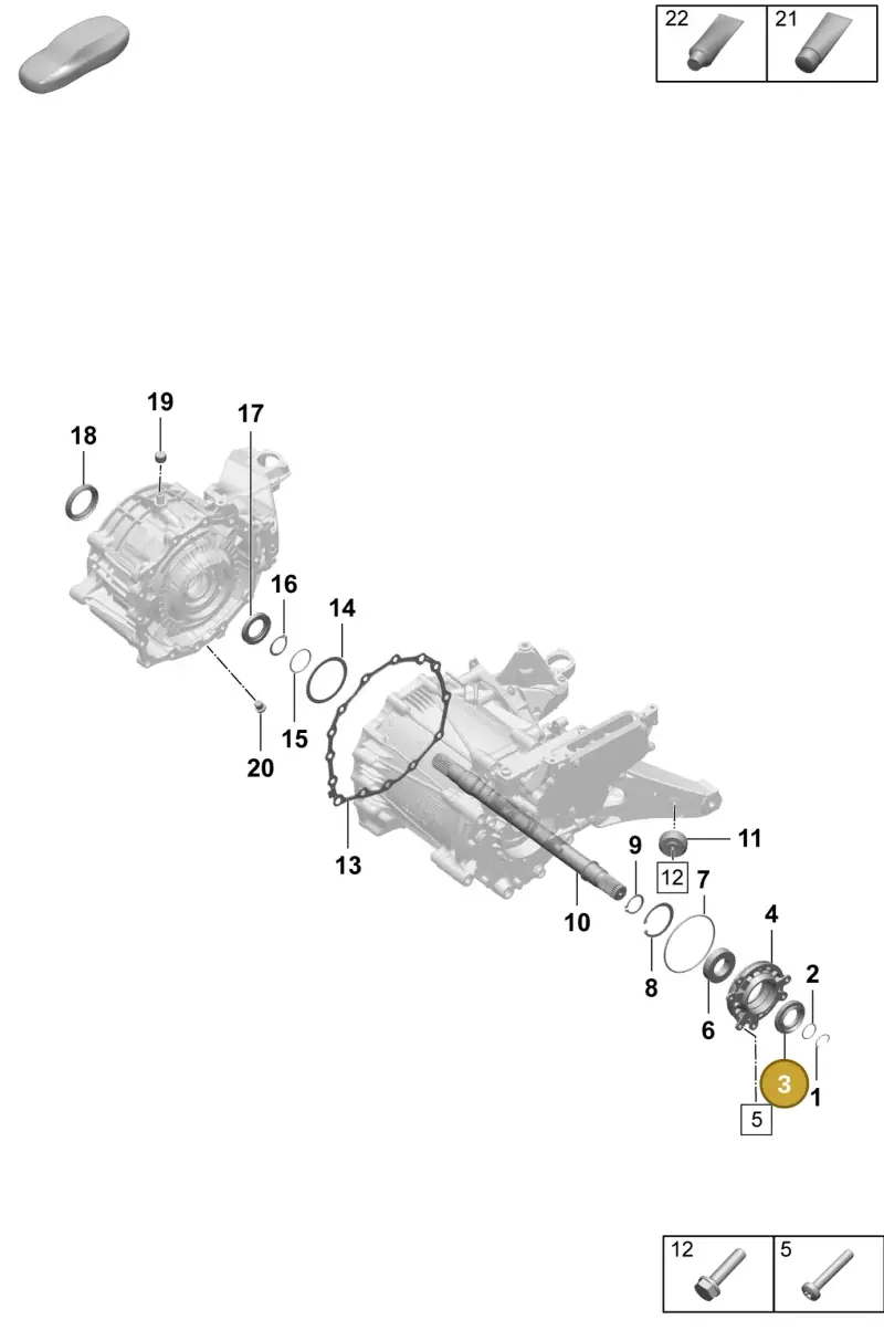 9J1409189 Porsche Shaft Oil Seal
