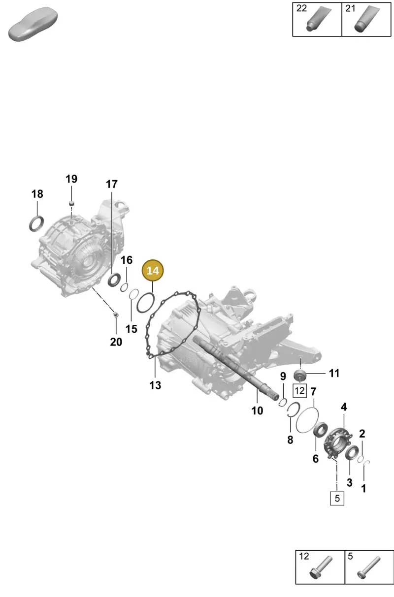 9J1409686P Porsche Adjusting Washer