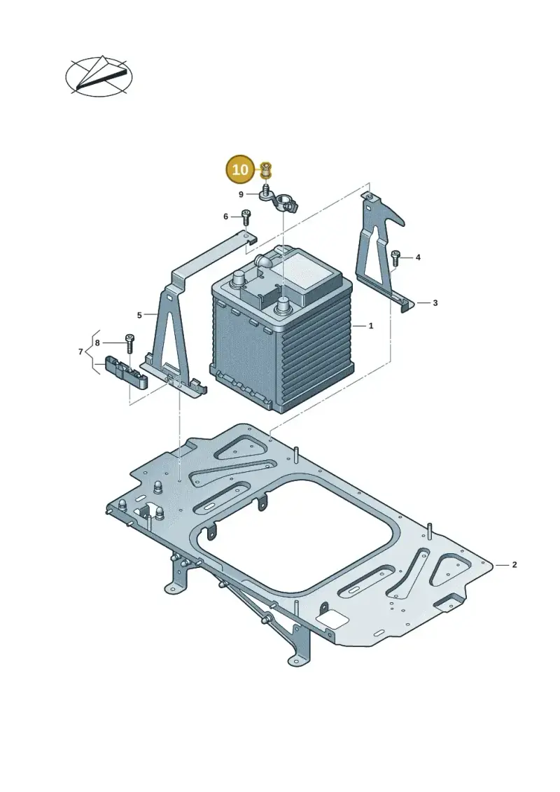 9J1805769 Porsche Slave Start Socket