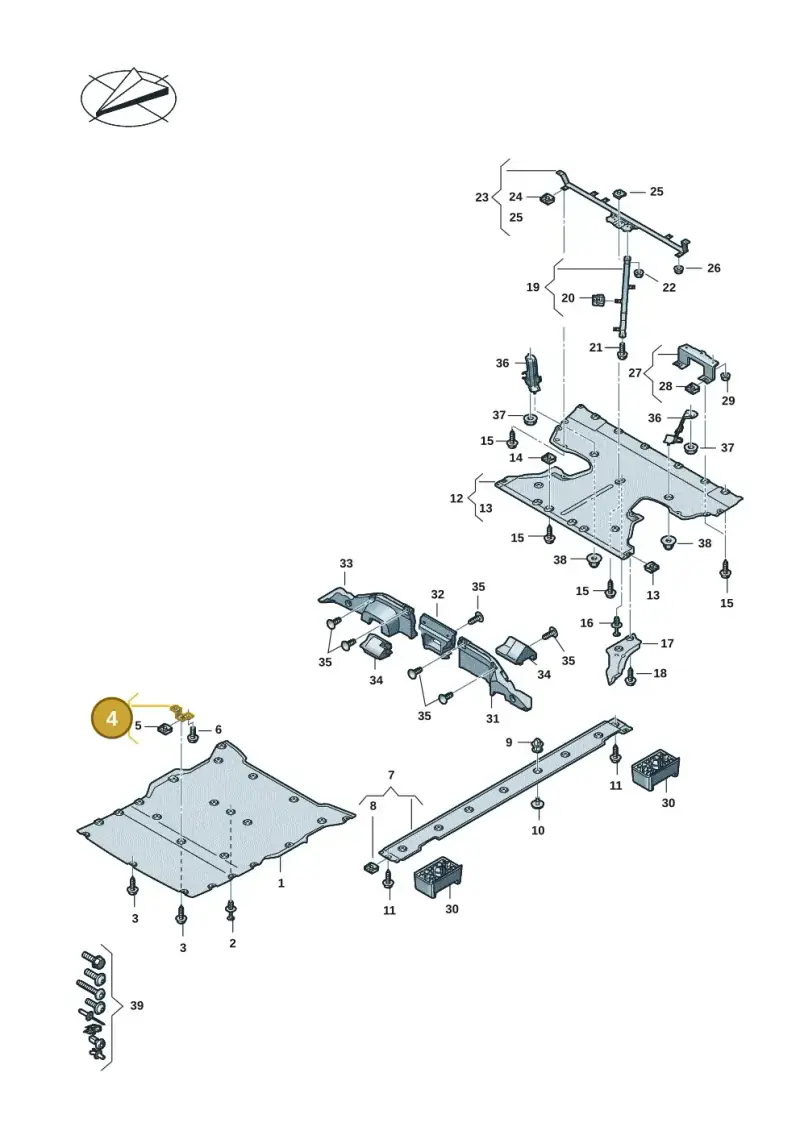 9J1825139A Porsche Bracket