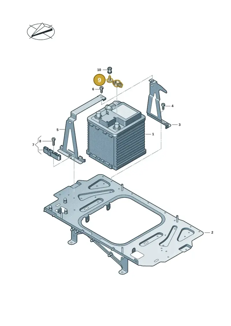9J1915137E Porsche Terminal Clamping