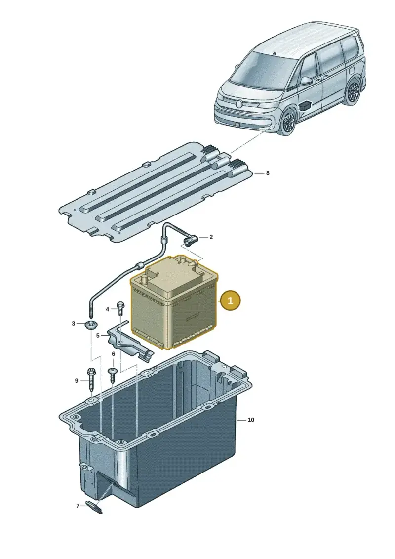 9J1915169 Porsche Lithium Battery