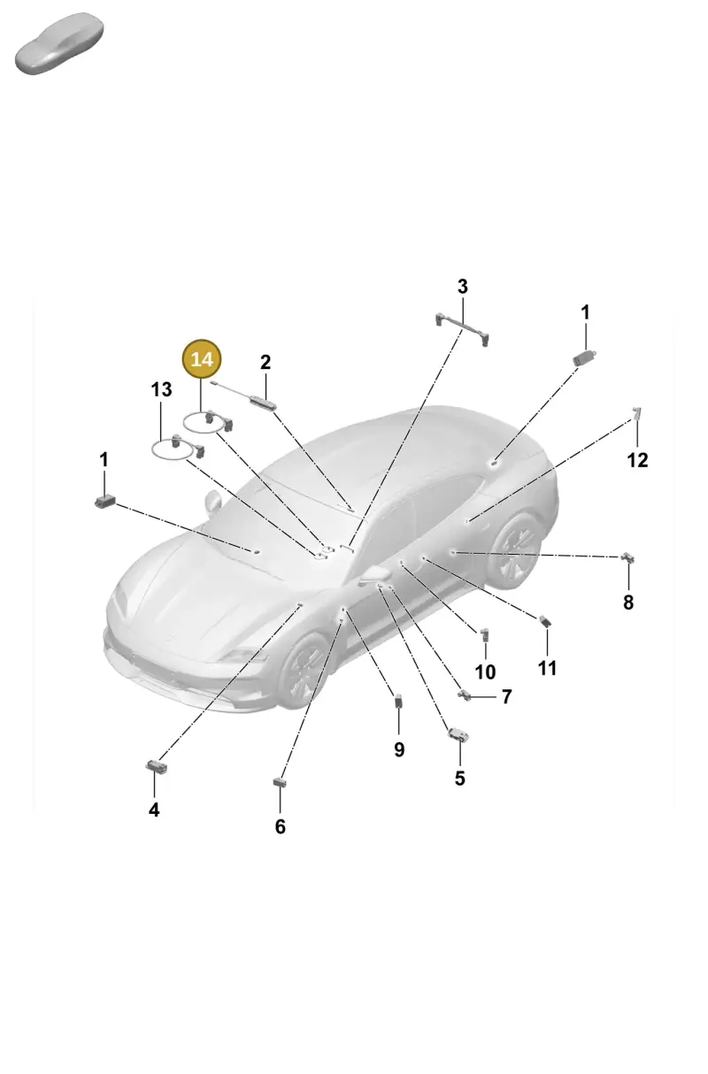 9J1947200C Porsche Lighting
