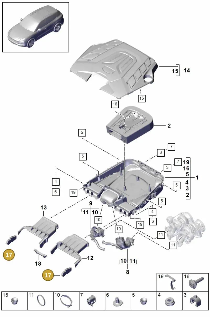 9Y0129717 Porsche Seal