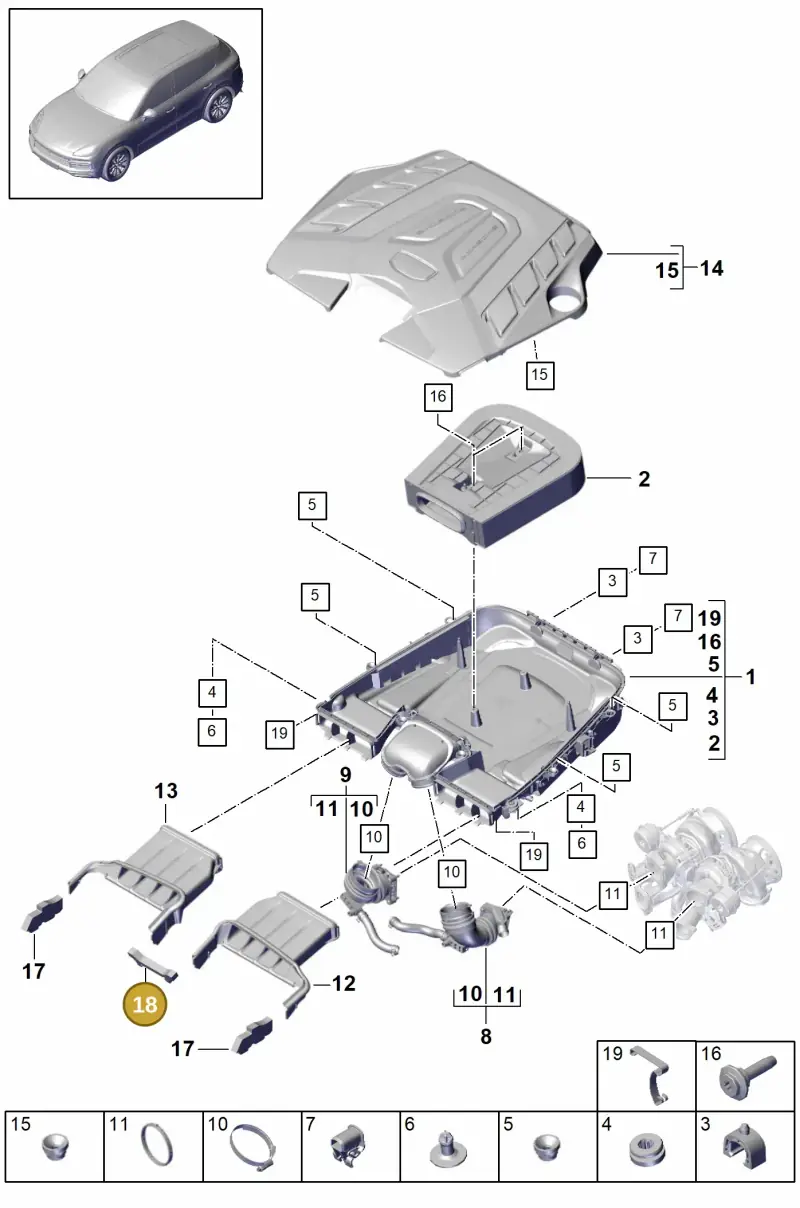 9Y0129719 Porsche Seal