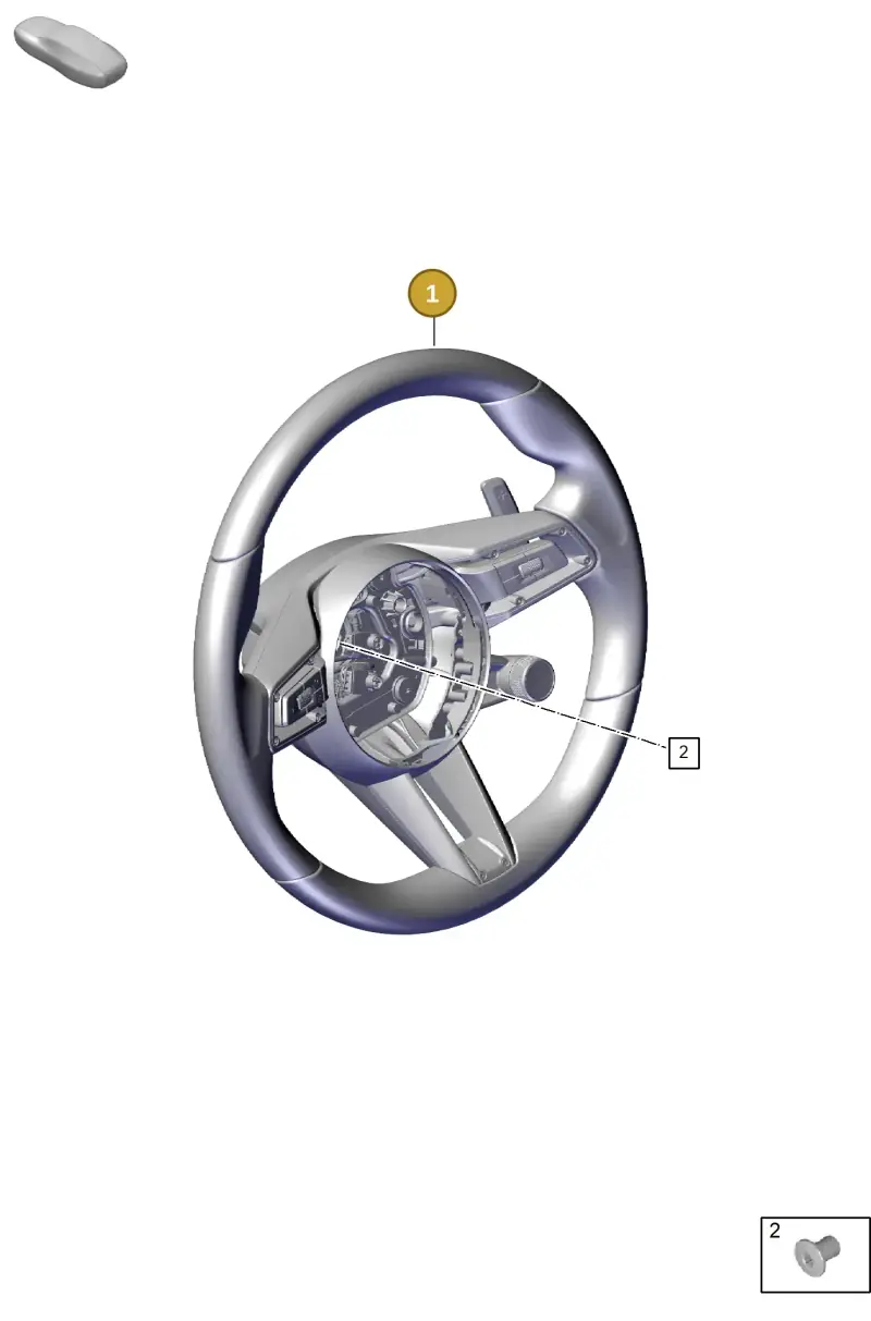 9Y0419091PPIA6 Porsche Multifunction Sports Steering Wheel, Race-Tex (Black IA6)