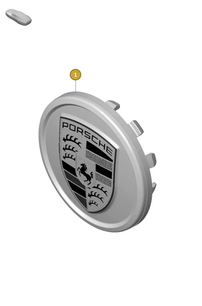 9Y0601149G Porsche Hub Cap
