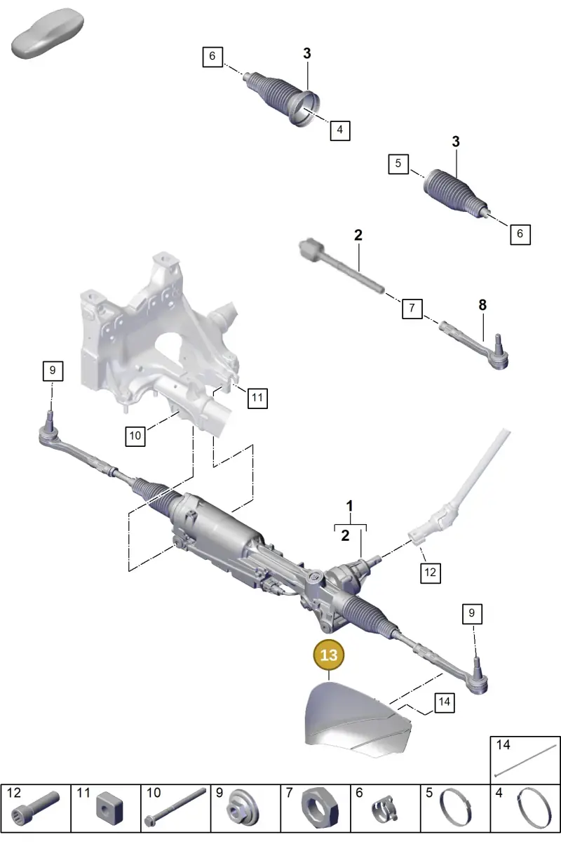 9Y0615448E Porsche Air Guide