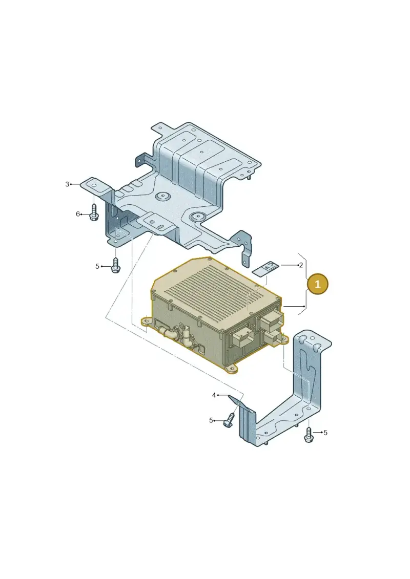 9Y0915681A Porsche Charger for High-Voltage Battery