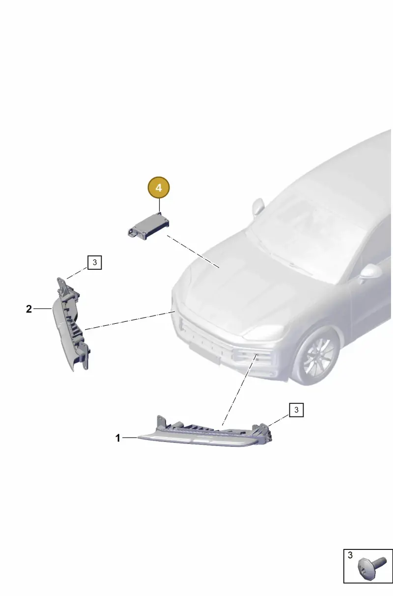 PAA941597 Porsche Control Unit for Day Driving Light