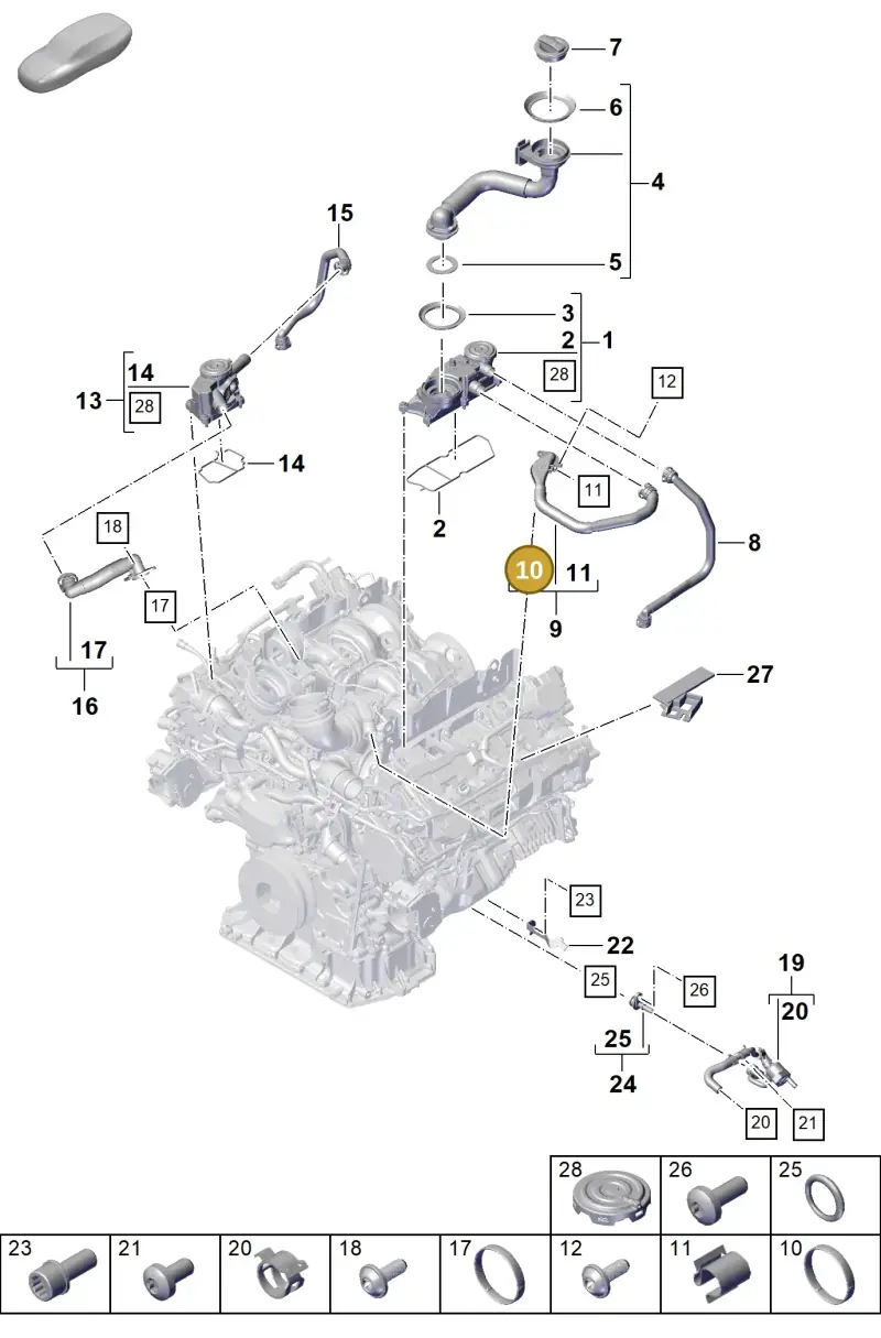 PAB103181 Porsche Seal