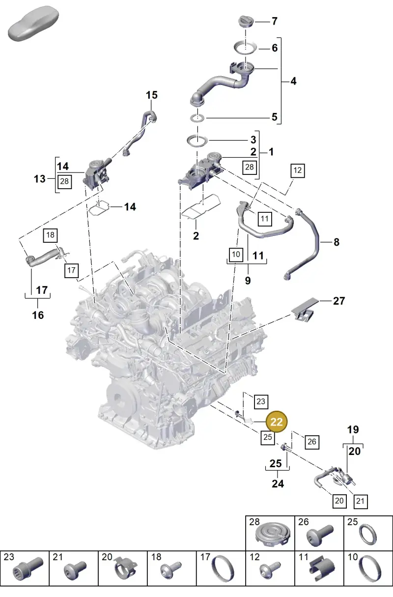 PAB10337000 Porsche Bracket