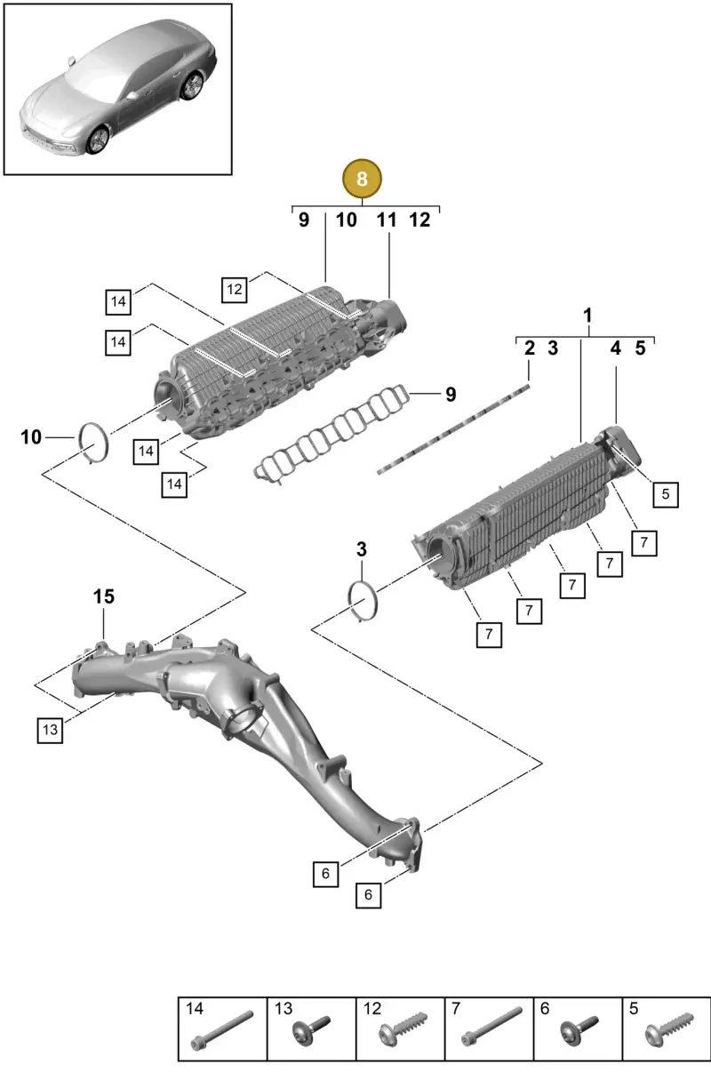 PAB129712 Porsche Intake Manifold