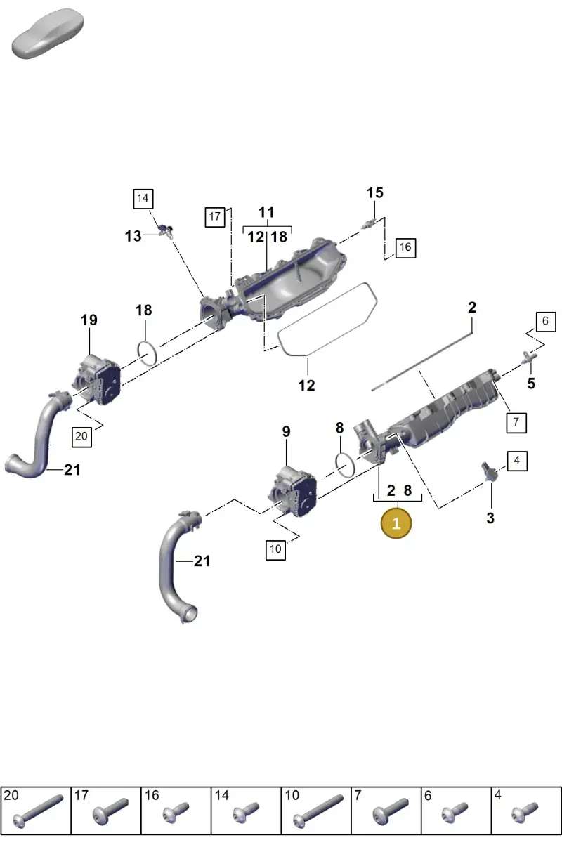 PAB133267C Porsche Intake Manifold