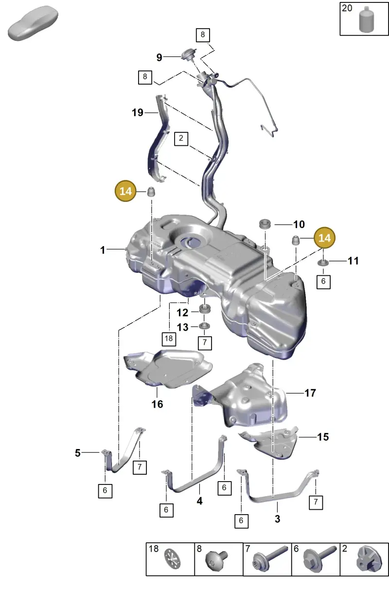 PAB20127420 Porsche Damping