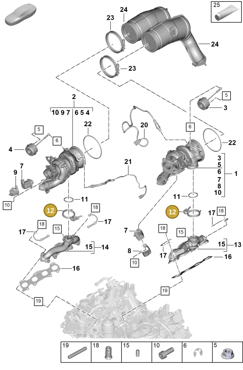 PAB253725C Porsche Clamping