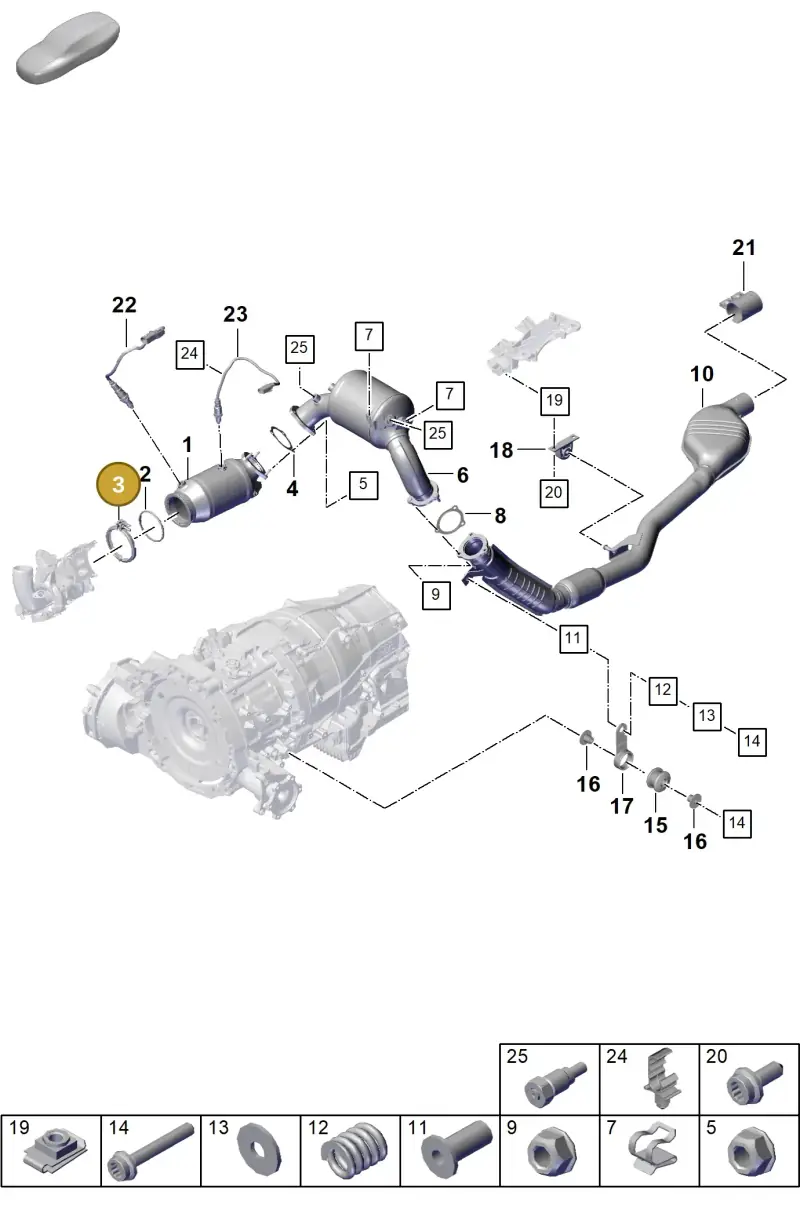PAB253725E Porsche Clamping