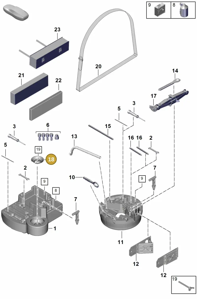 PAB60120500 Porsche Bracket