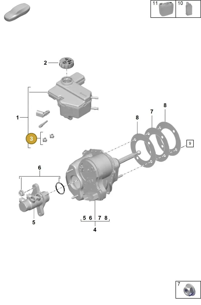 PAB611817A Porsche Bungs