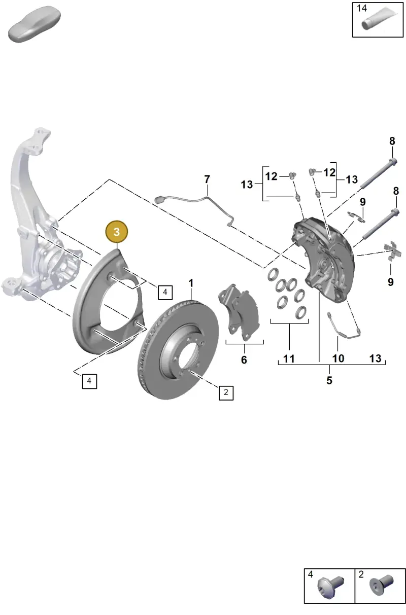 PAB61531101 Porsche Cover Plate