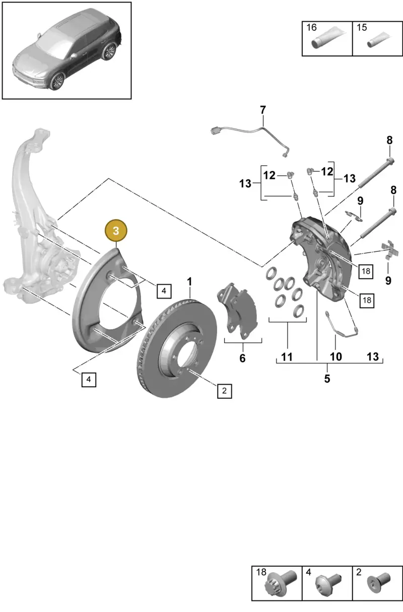 PAB61531203 Porsche Cover Plate