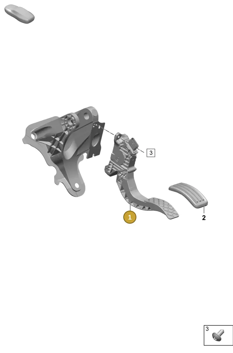 PAB723523E Porsche Accelerator Sensor