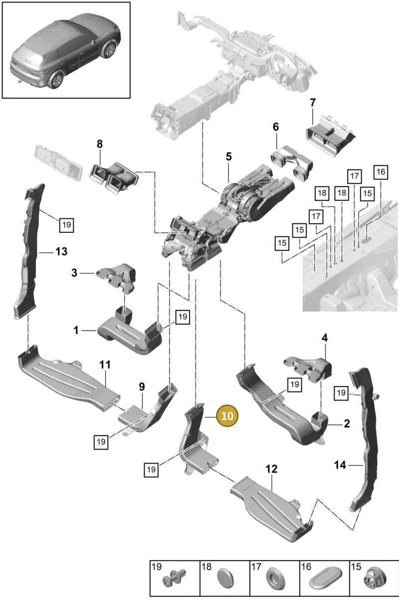 PAB81980600 Porsche Air Guide