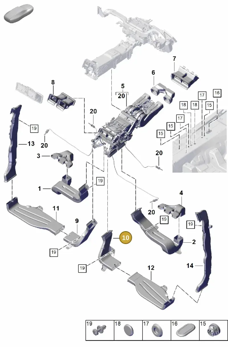 PAB819806 Porsche Air Guide