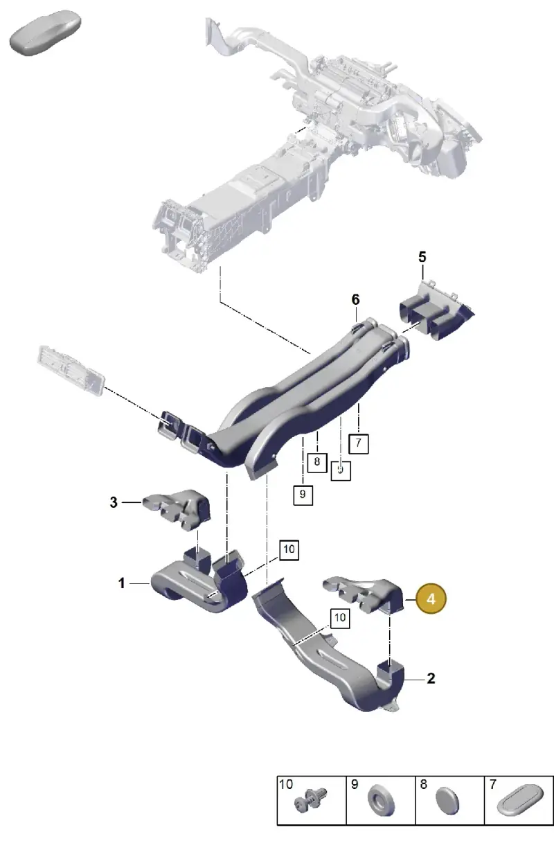 PAB81982200 Porsche Vent