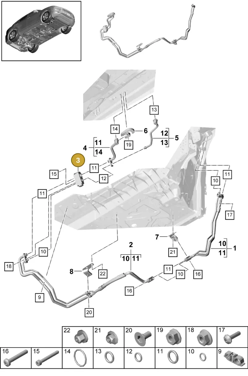 PAB82018100 Porsche Valve