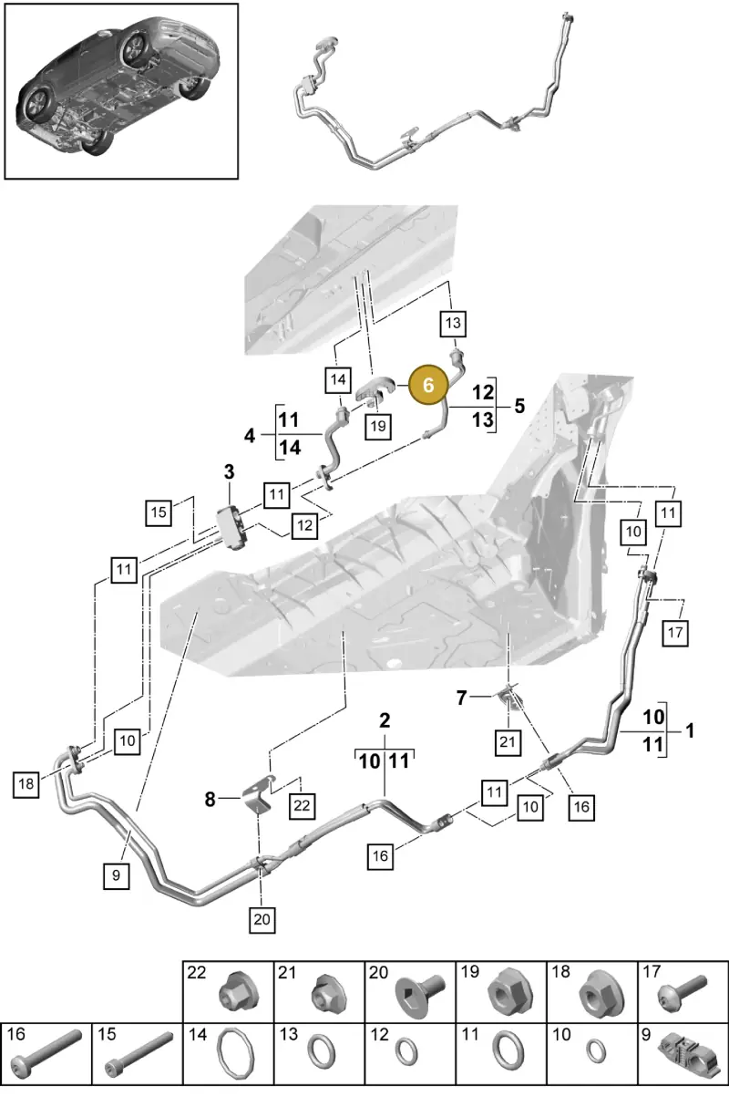 PAB82025100 Porsche Strap