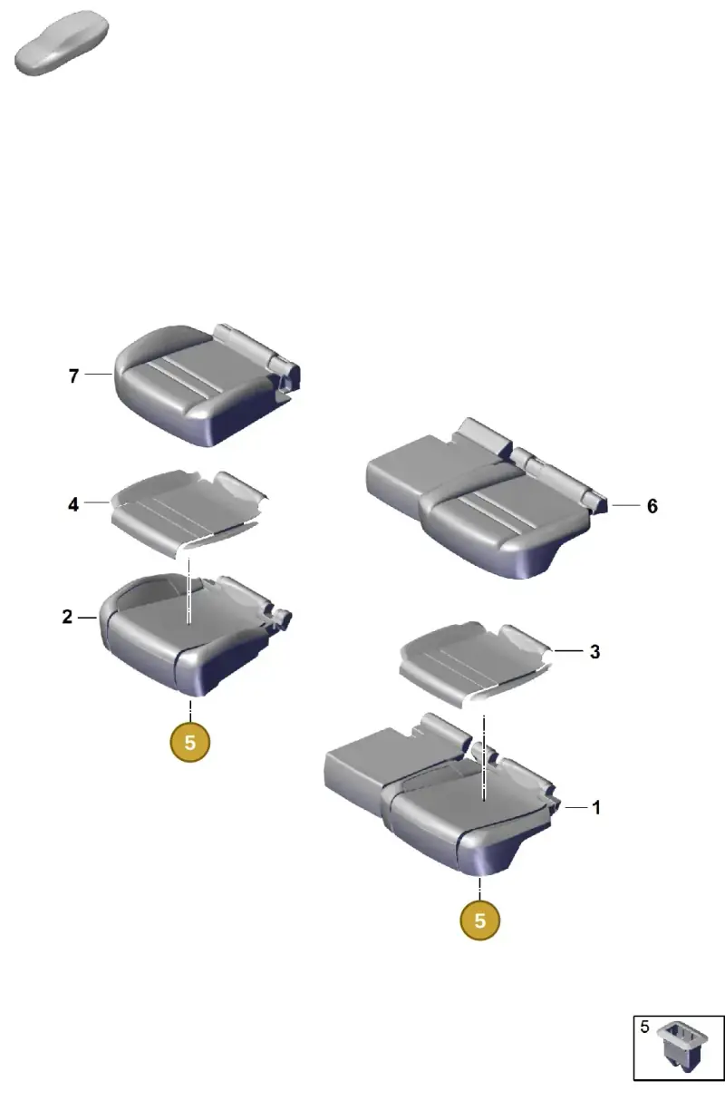 PAB886373 Porsche Retaining Clip