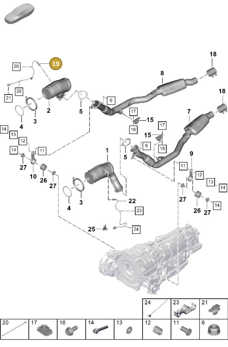 PAB906262C Porsche Lambda Probe