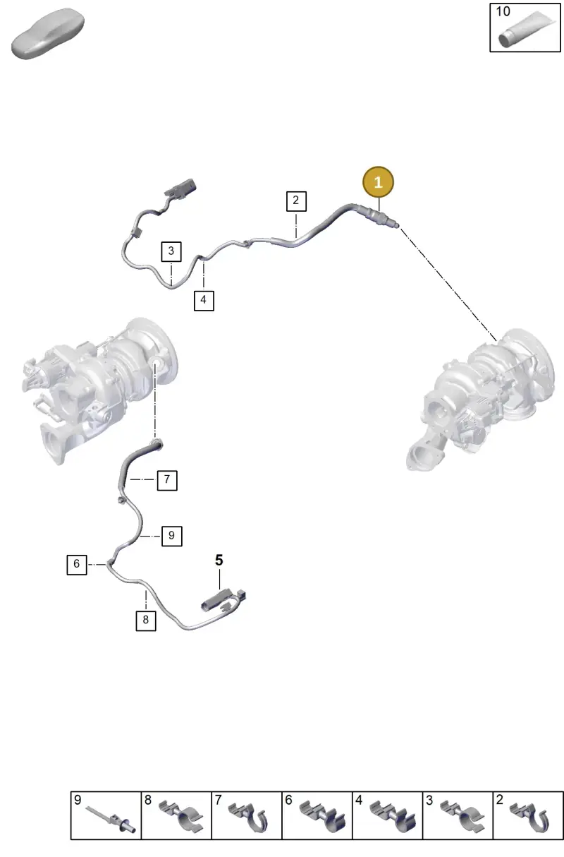 PAB906265AA Porsche Lambda Probe