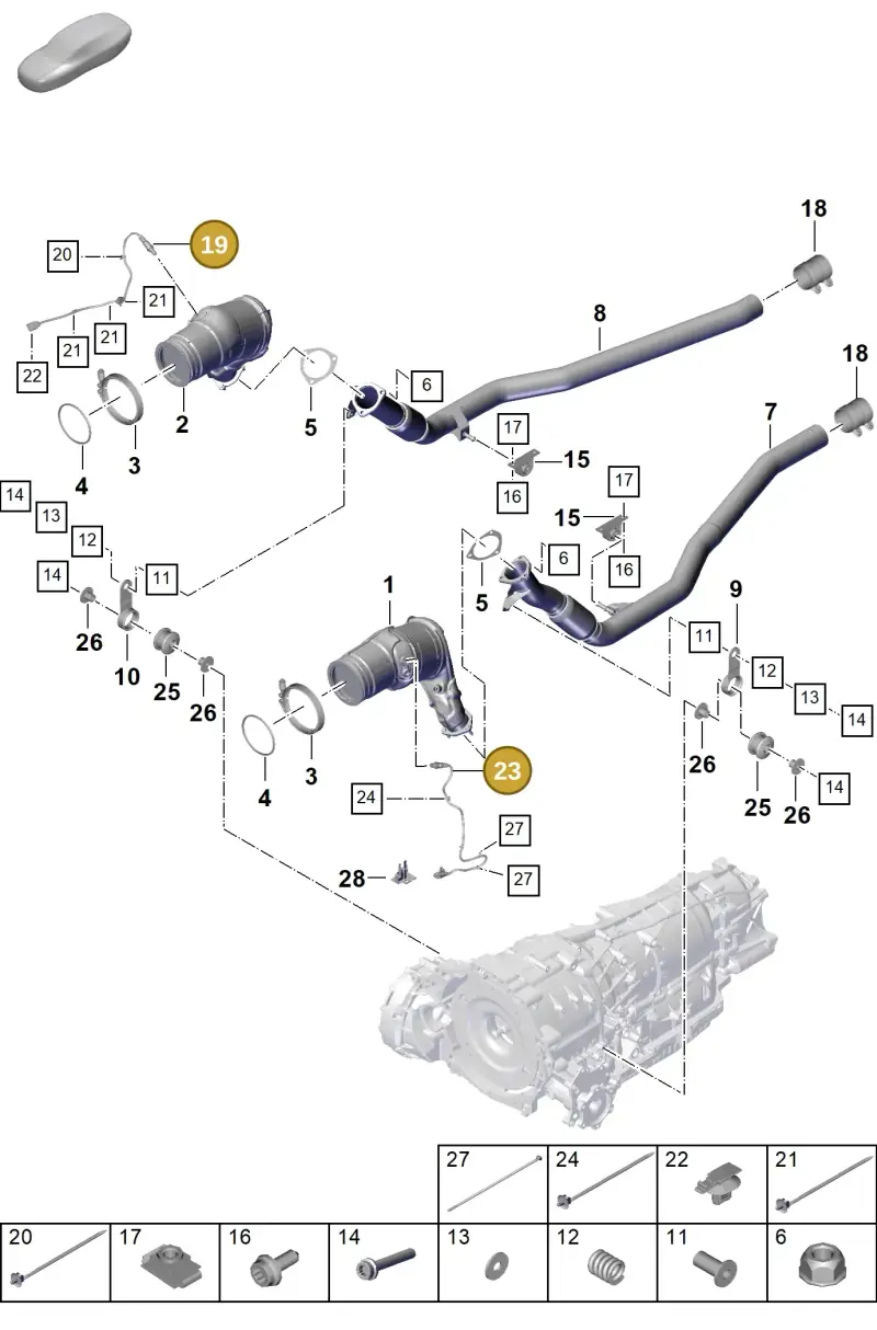 PAB906265F Porsche Lambda Probe