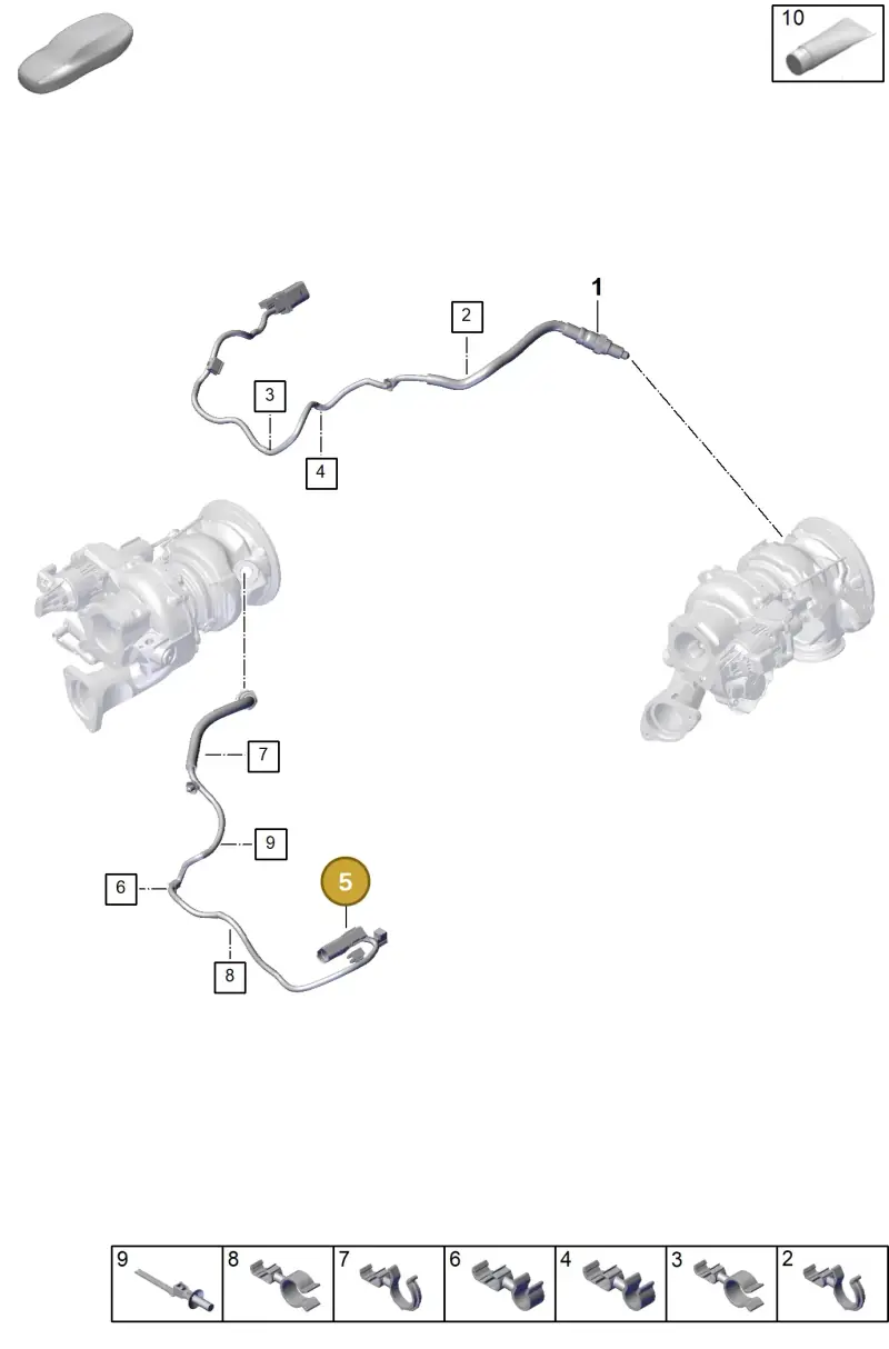 PAB906265T Porsche Lambda Probe