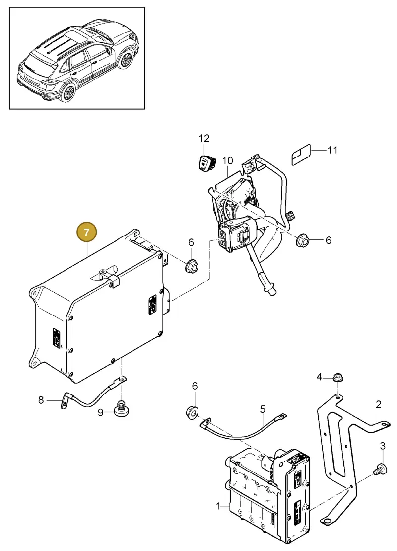 PAB915682L Porsche Battery Charger