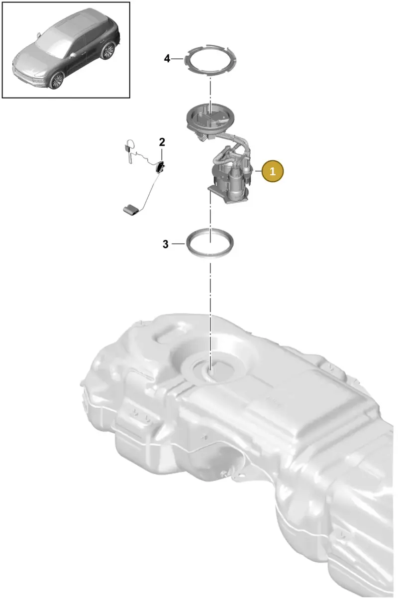 PAB919087D Porsche Fuel Pump