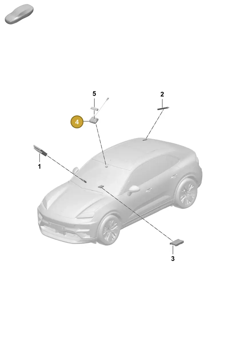 PAB919814 Porsche Sender