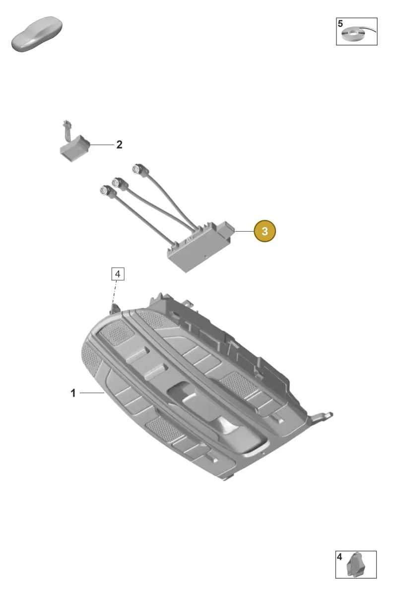 PAB951172 Porsche Anti-Theft Alarm Sensor