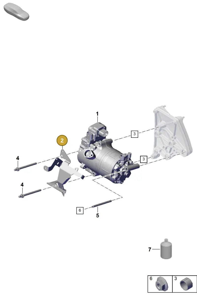 PAB971502E Porsche Bracket