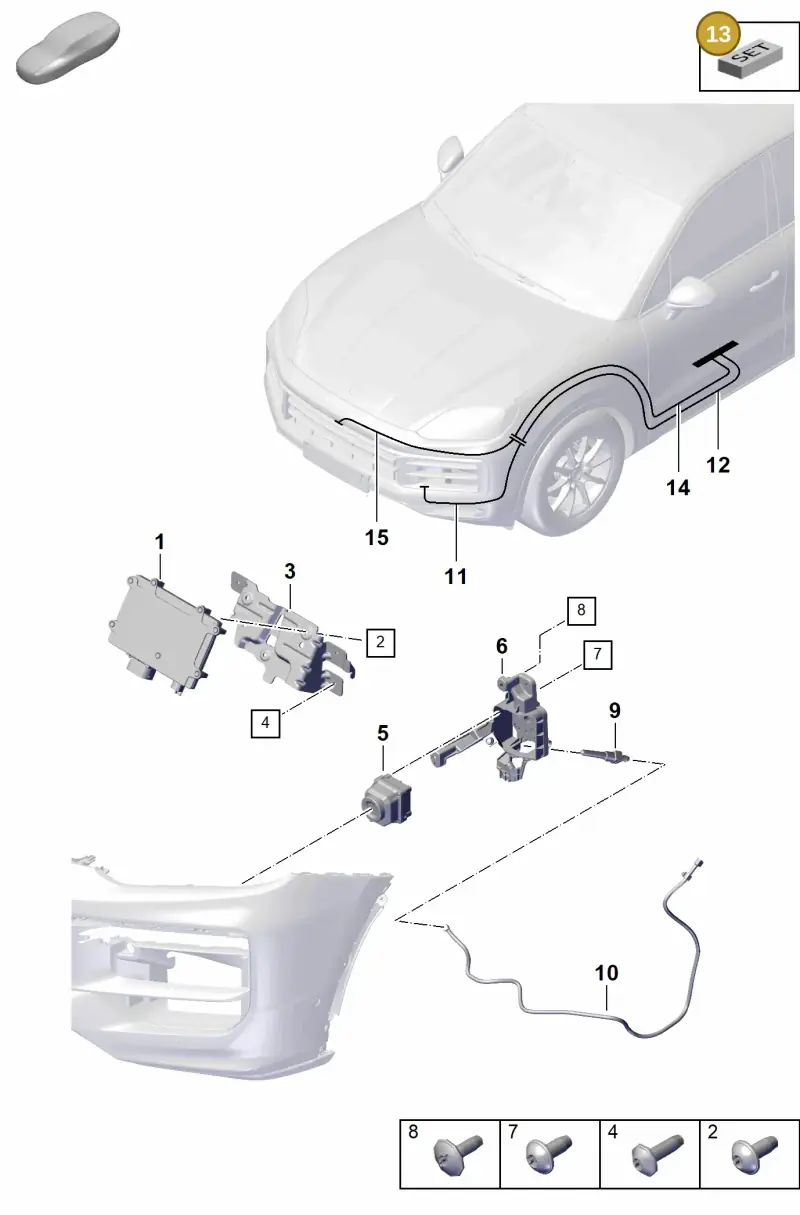 PAB998552 Porsche Repair Kit