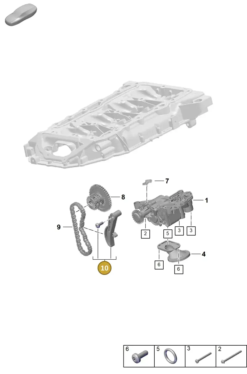 PAC109507A Porsche Chain Tensioner