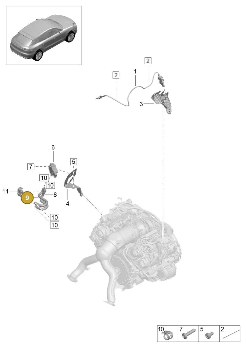 PAC131850L Porsche Line